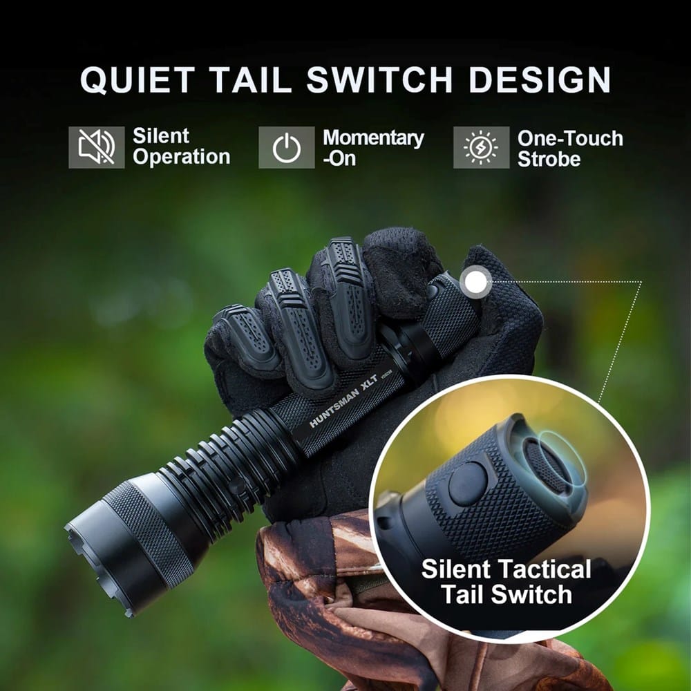 Powertac Huntsman XLT - 1,250 Lumen Long Throw Spot Light