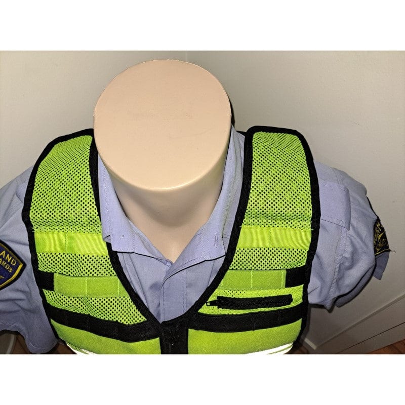 Response Wear Defender-3 Molle Stab Vest Black and Yellow 4