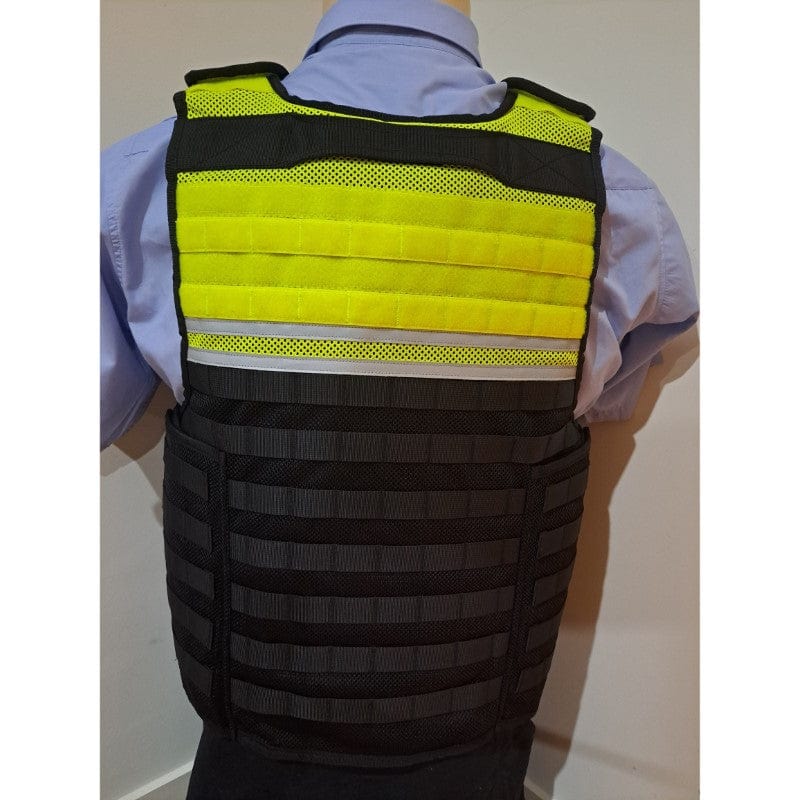 Response Wear Defender-3 Molle Stab Vest Black and Yellow 3