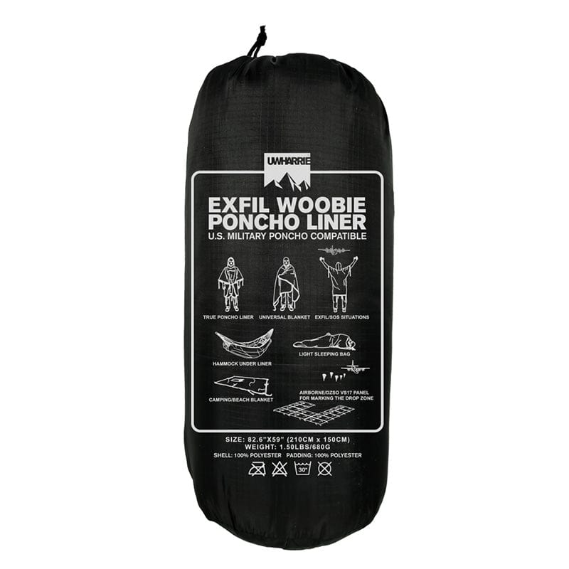 UWHARRIE Exfil Woobie Poncho Liner-19