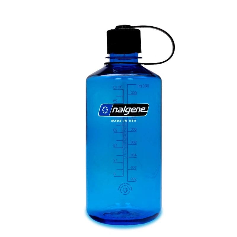 Nalgene Narrow Mouth Sustain Bottle 1L Slate Blue and Black