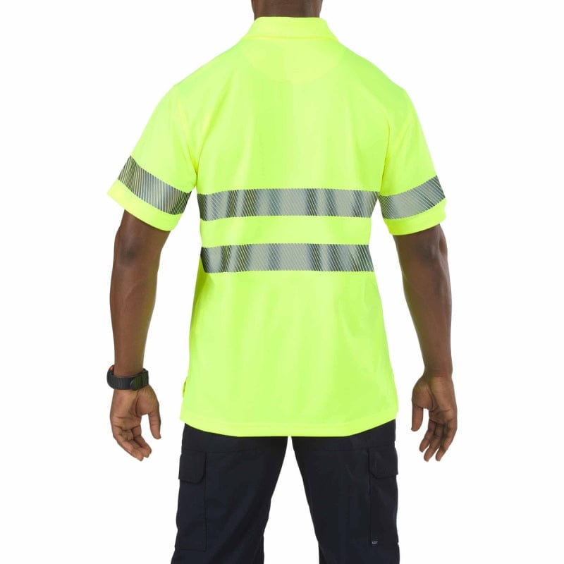 5.11 Hi-Vis Short Sleeve Polo Back