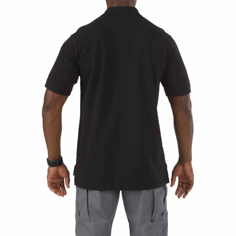 5.11 Professional Short Sleeve Polo Black Back