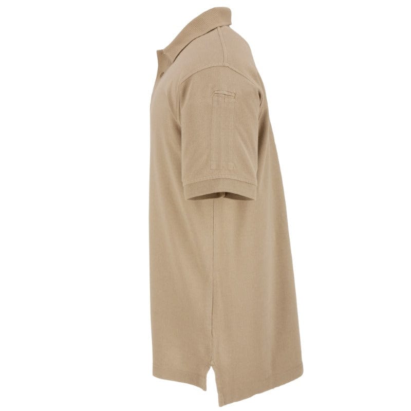 5.11 Professional Short Sleeve Polo Silver Tan Side 1