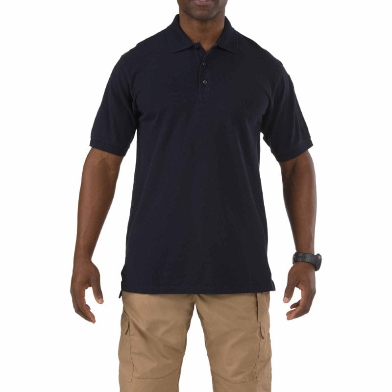 5.11 Professional Short Sleeve Polo Black Front