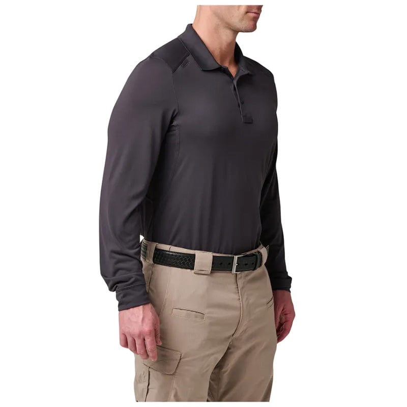 5.11 Helios Long Sleeve Polo Charcoal 3