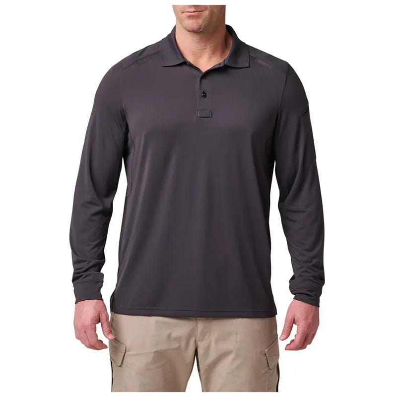5.11 Helios Long Sleeve Polo Charcoal 5