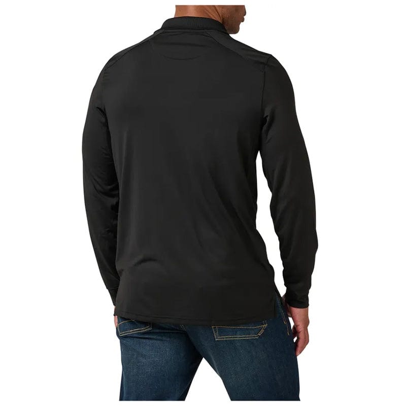 5.11 Helios Long Sleeve Polo Black 3