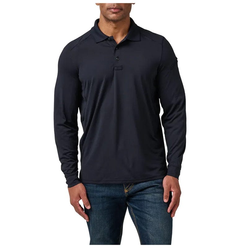 5.11 Helios Long Sleeve Polo Dark Navy 2