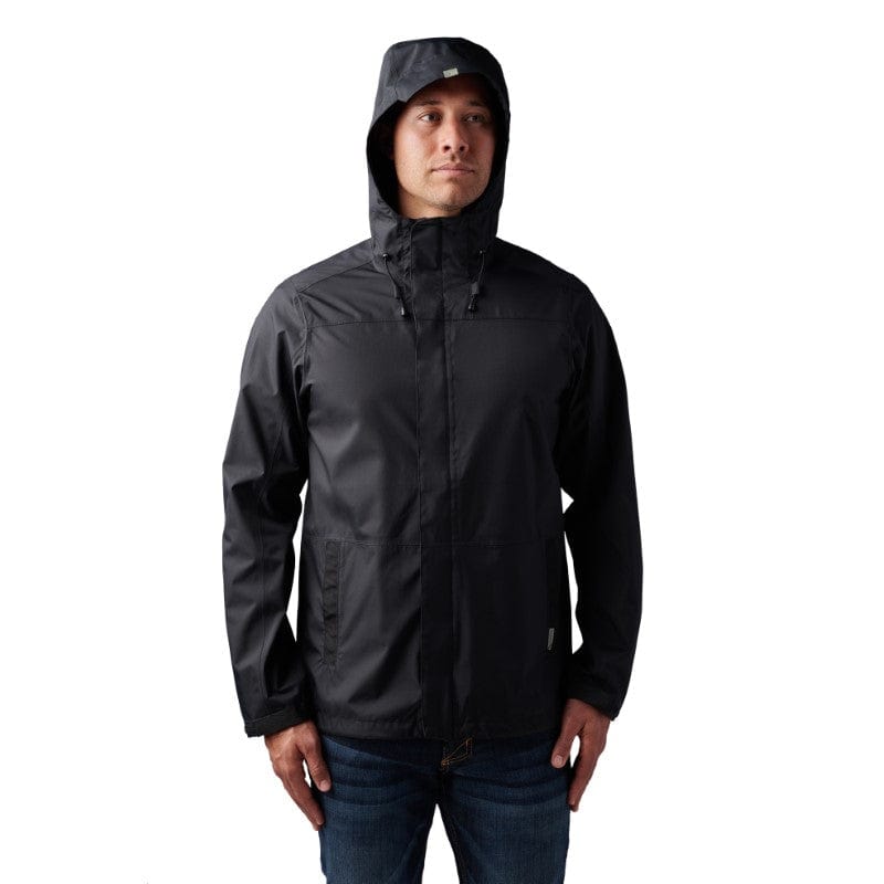 5.11 EXOS Rain Shell Jacket Black 3