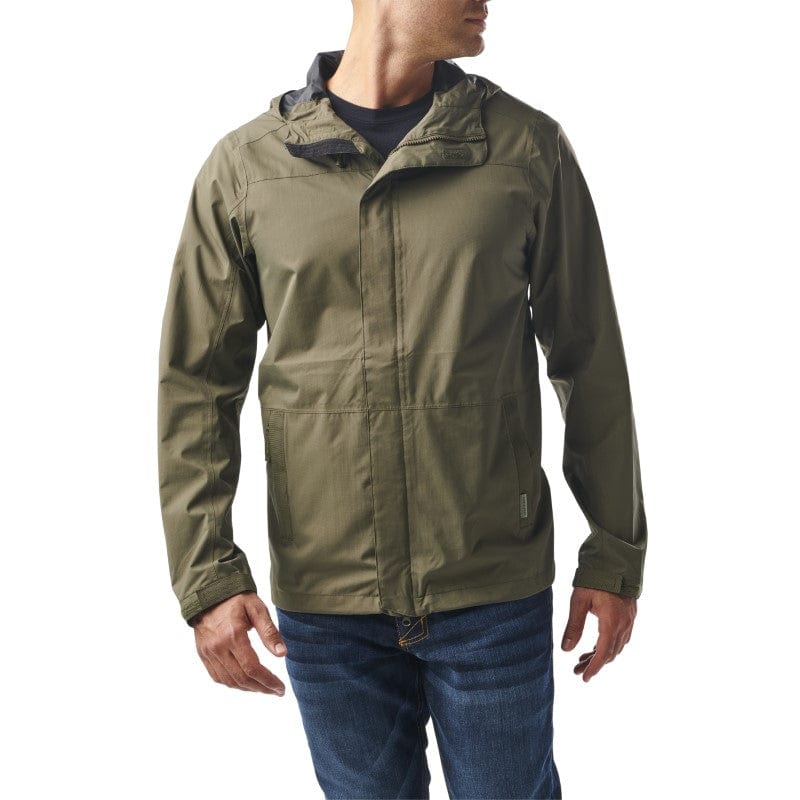 5.11 EXOS Rain Shell Jacket Ranger Green 1