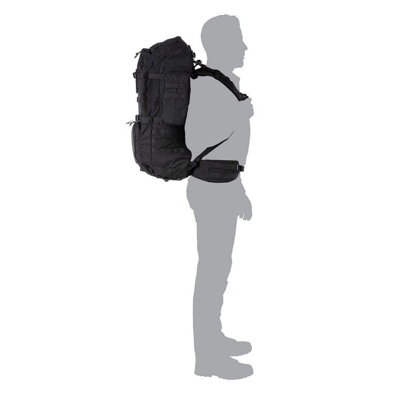 5.11 Rush100 Backpack - Sim - Black - Back