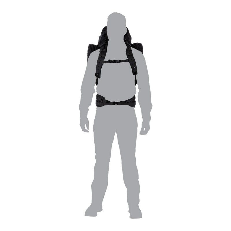 5.11 Rush100 Backpack - Sim - Black - Front