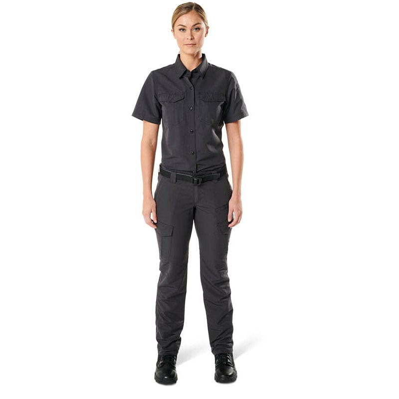 5.11 Women's Fast-Tac Short Sleeve Shirt Charcoal 3