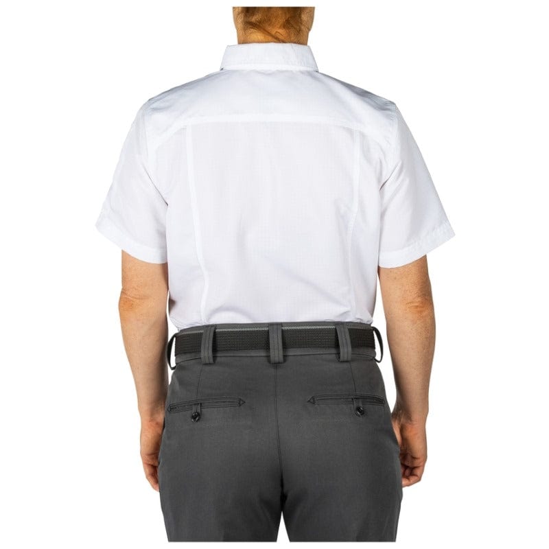5.11 Women's Fast-Tac Short Sleeve Shirt Uniform White 3
