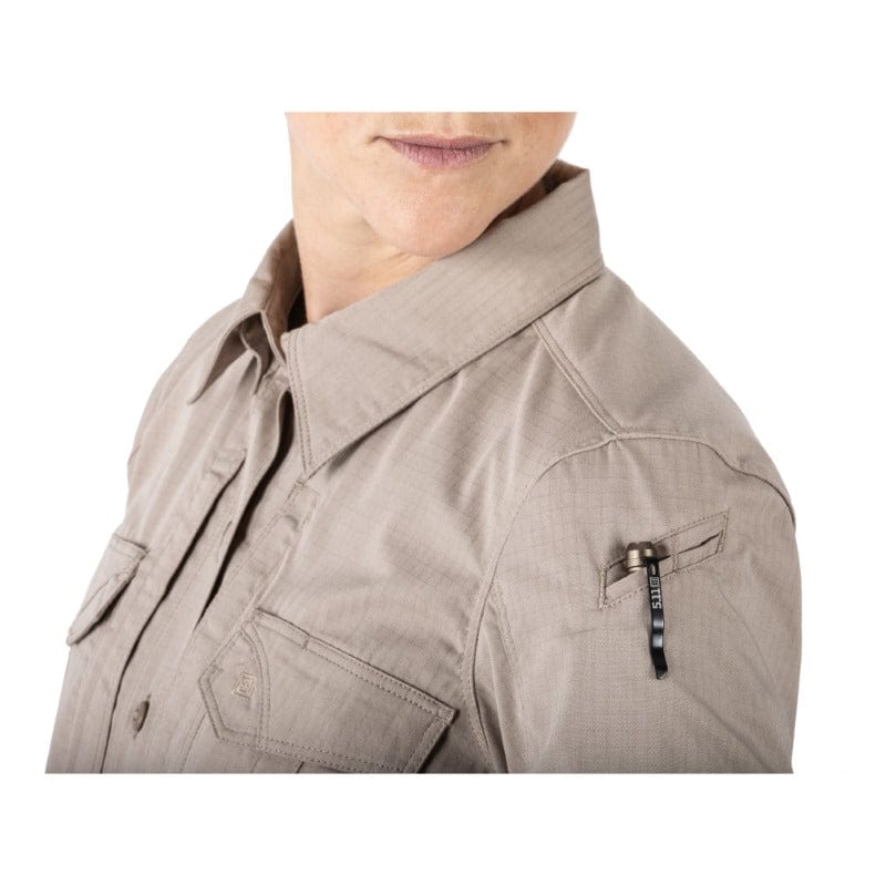 5.11 Women's Stryke Short Sleeve Short Khaki