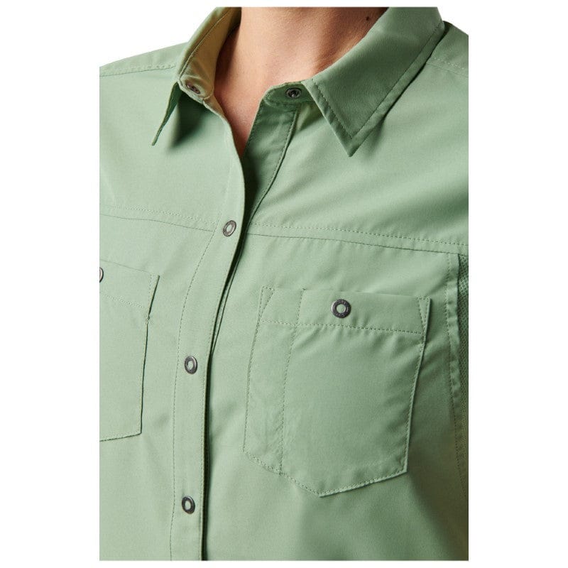 5.11 Women's Marksman Short Sleeve Shirt Desert Sage 2