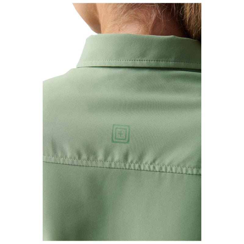 5.11 Women's Marksman Short Sleeve Shirt Desert Sage 3