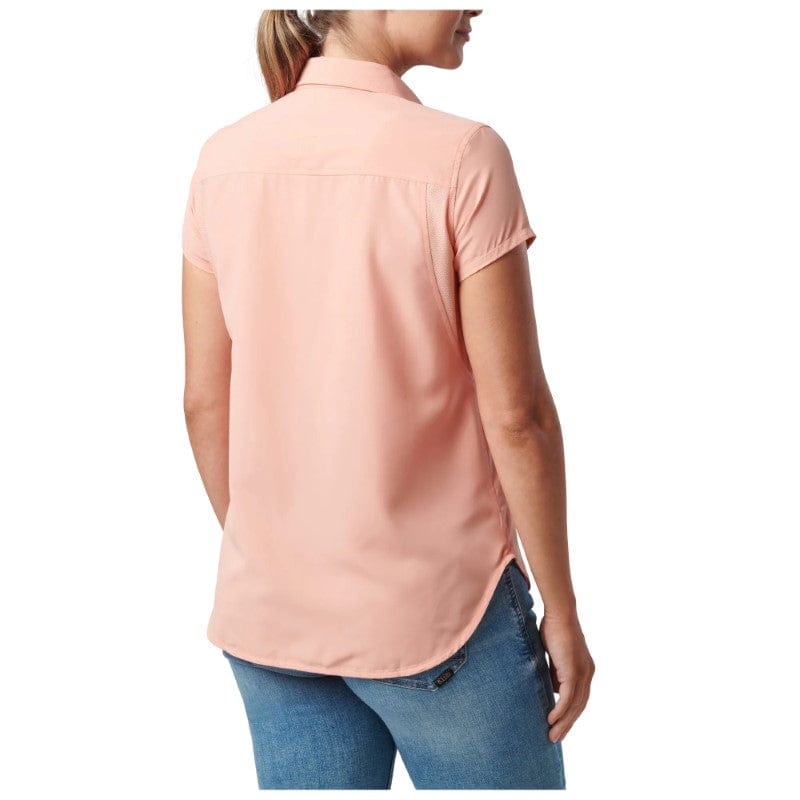 5.11 Women's Marksman Short Sleeve Shirt Canyon Sunset 2
