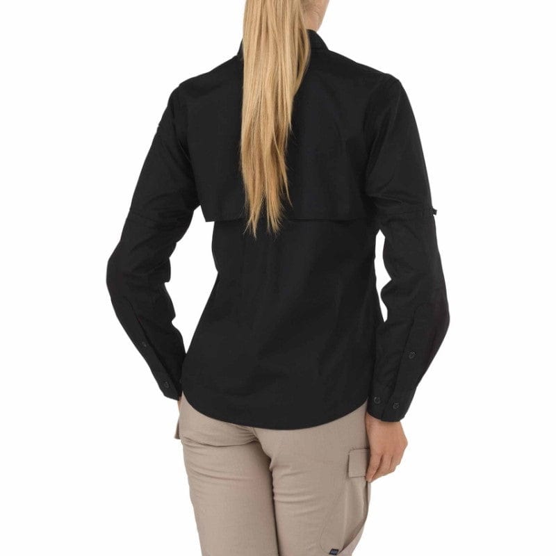 5.11 Women's Taclite Pro Long Sleeve Shirt Black 2