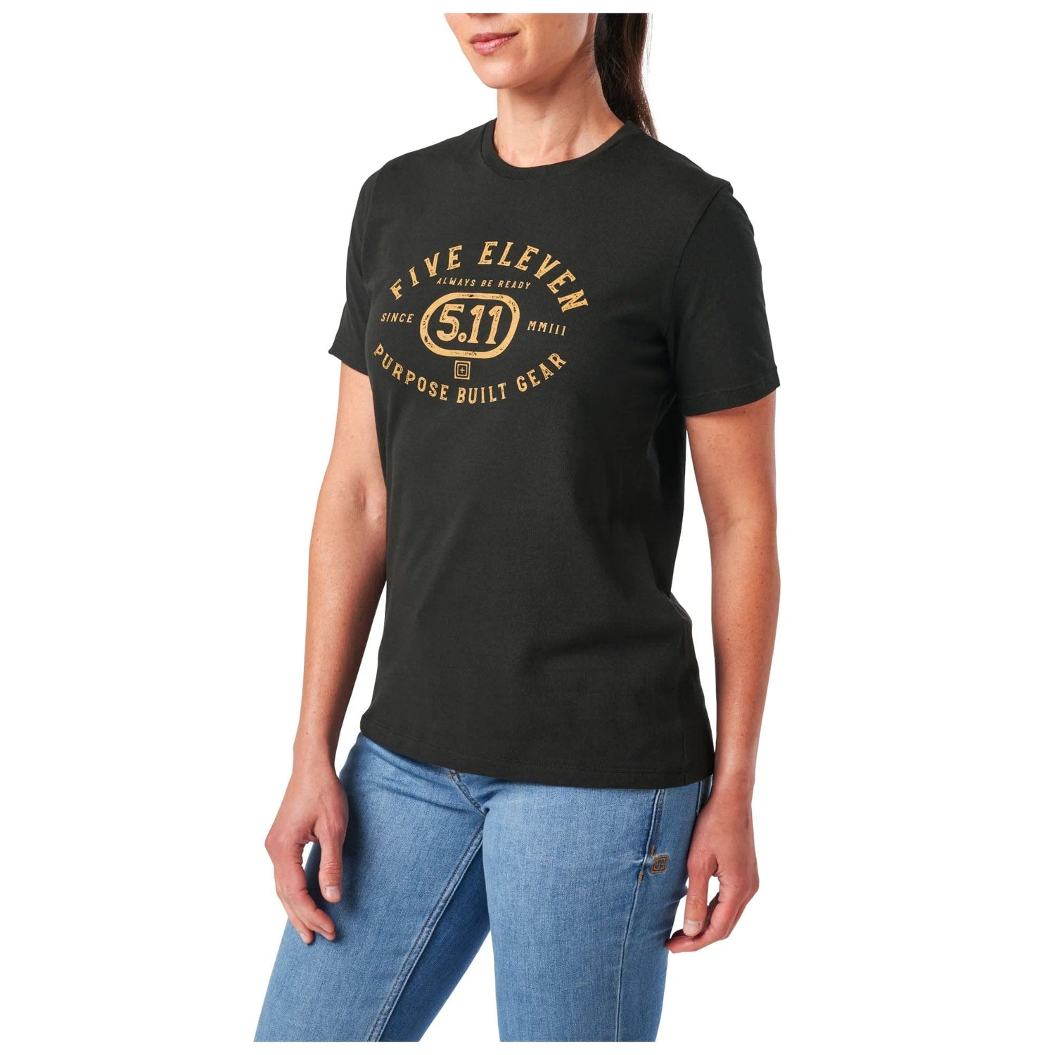 5.11 Women's Purpose Crest V2 S/S Tee Black 2