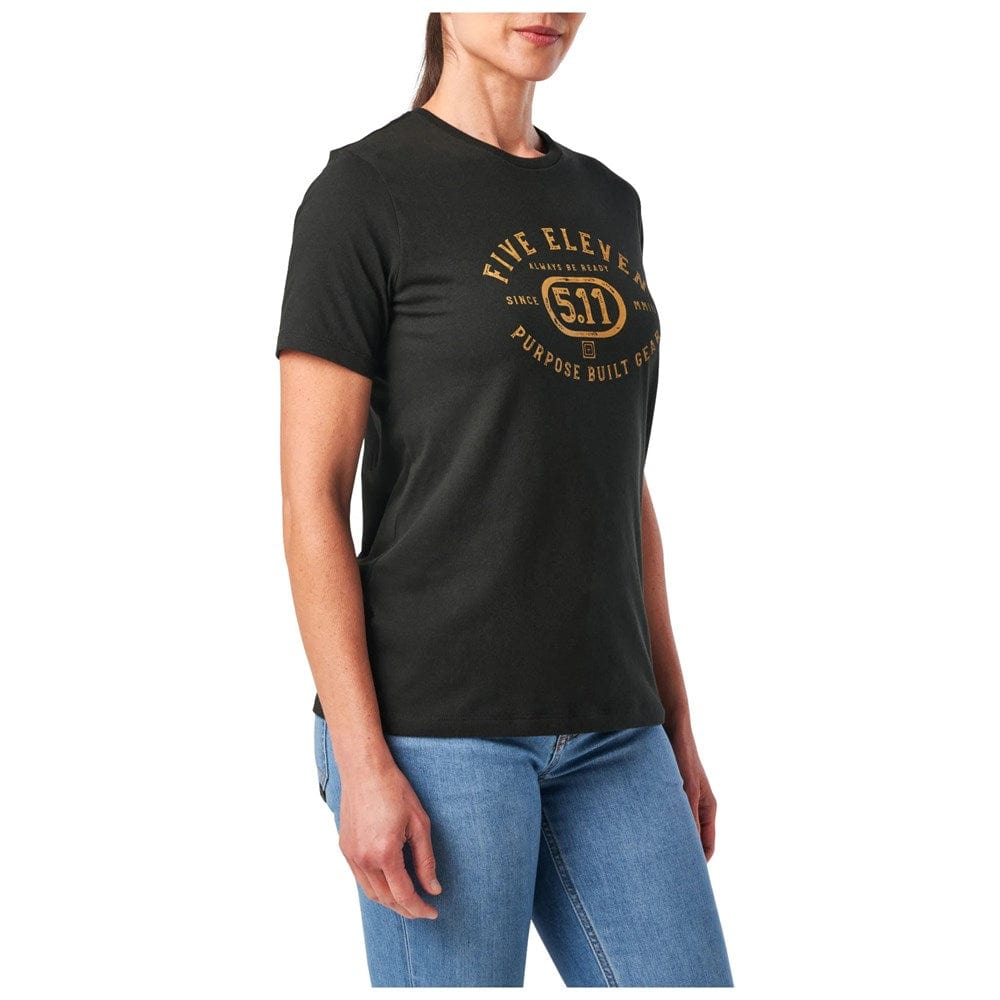 5.11 Women's Purpose Crest V2 S/S Tee Black 3