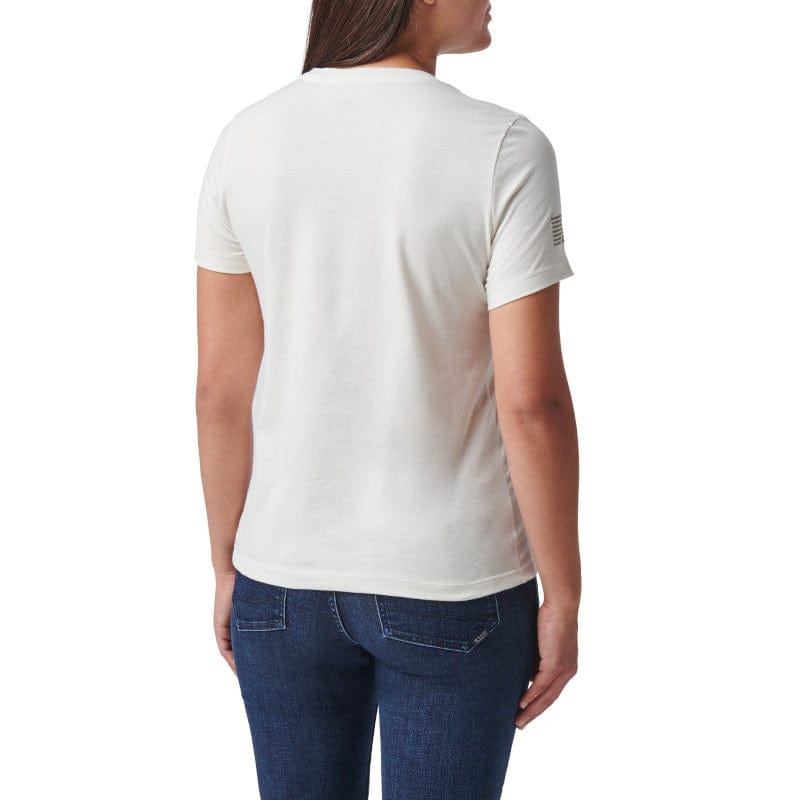 5.11 Silver Flag Logo T-Shirt Back