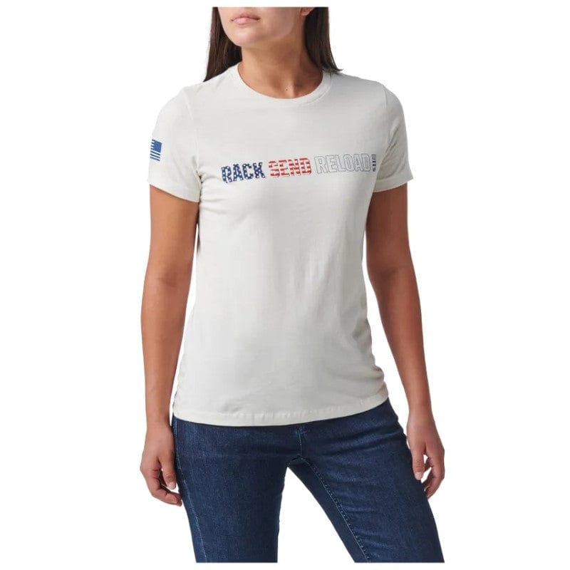 5.11 Women's Rack Send Reload USA Tee Front