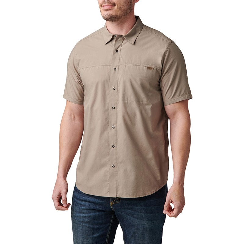 5.11 Wyatt S/S Shirt - Field Green - Front