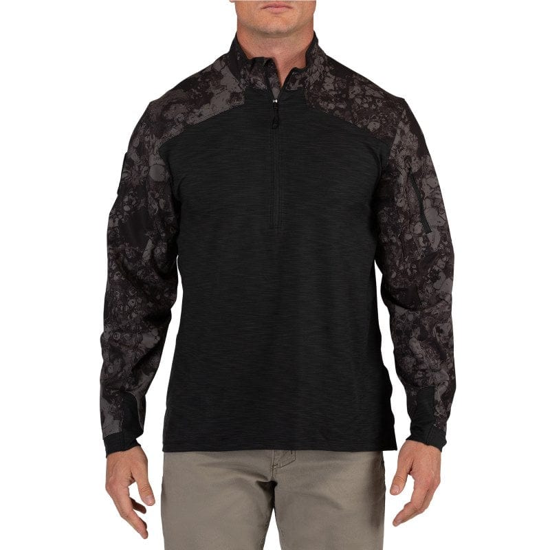 5.11 GEO7 Rapid Half Zip Shirt Night Front