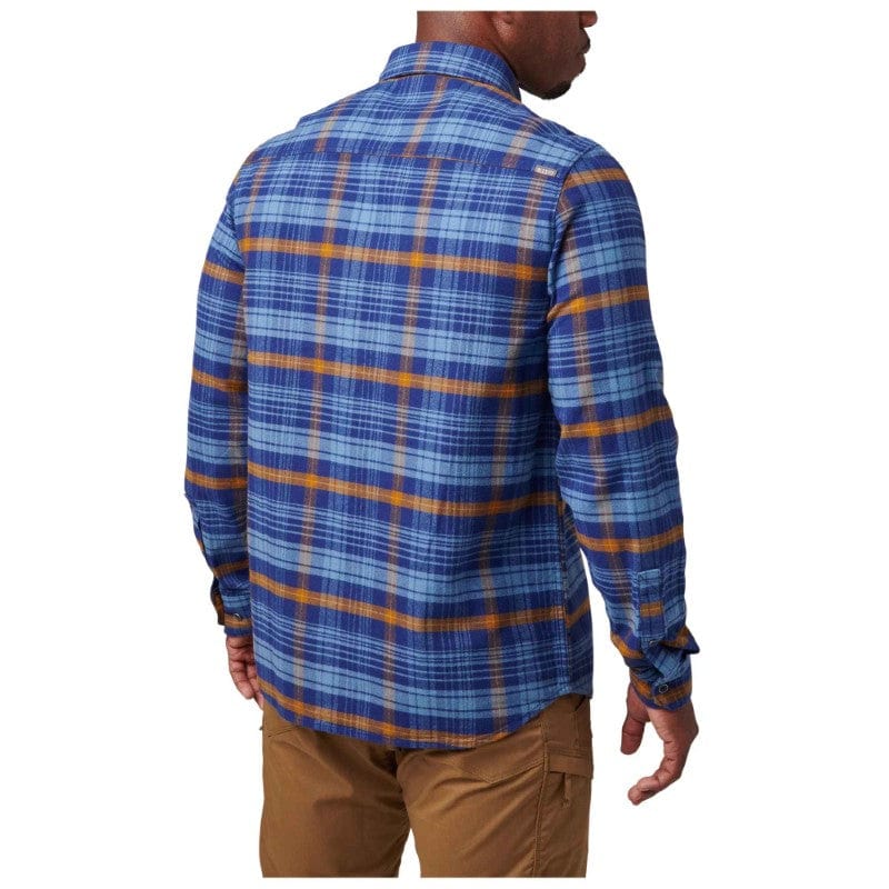5.11 Lester Flannel Shirt Blue Mussel Plaid 4