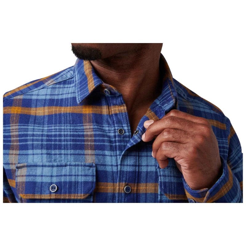 5.11 Lester Flannel Shirt Blue Mussel Plaid 8