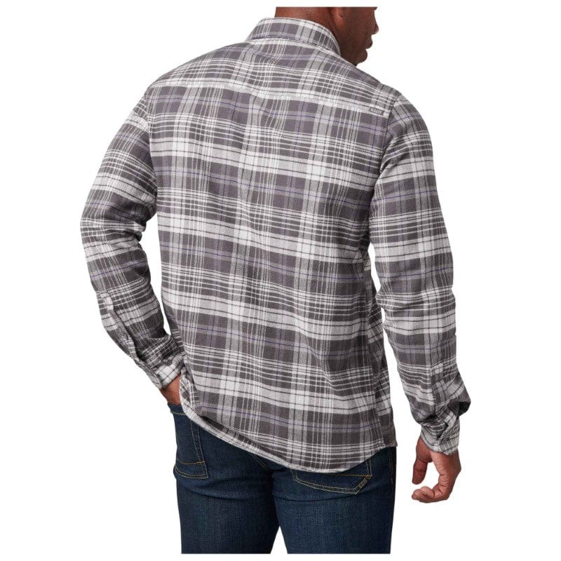 5.11 Lester Flannel Shirt Overcast Grey Plaid 4