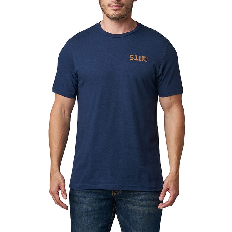 5.11 Freedom Fries S/S Tee Pacific Navy Front