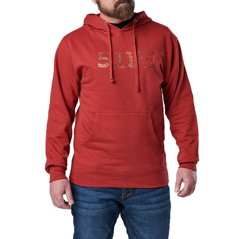 5.11 Topo Legacy Hoodie - Red Bourbon