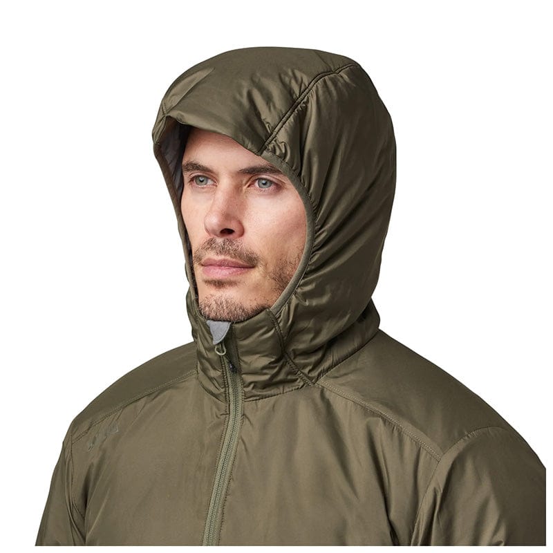 5.11 Adventure Primaloft Jacket Ranger Green Hood Front