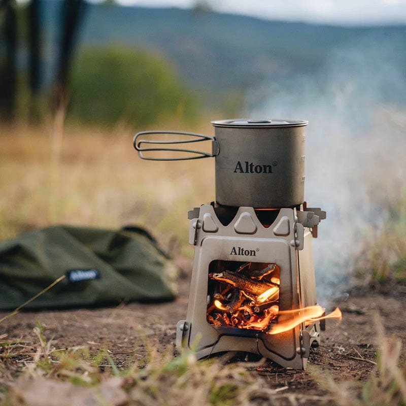 Alton Titanium Flatpack Twig Stove
