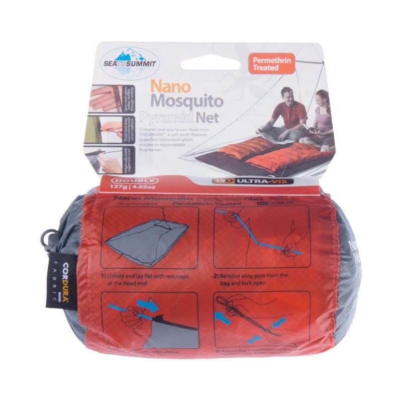 Sea to Summit Nano Mosquito Pyramid Net - Permethrin Treated