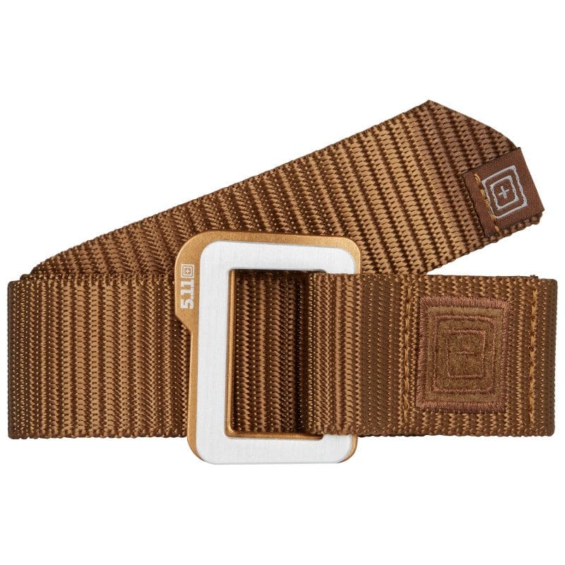 5.11 Traverse Double Buckle Belt Battle Brown 1