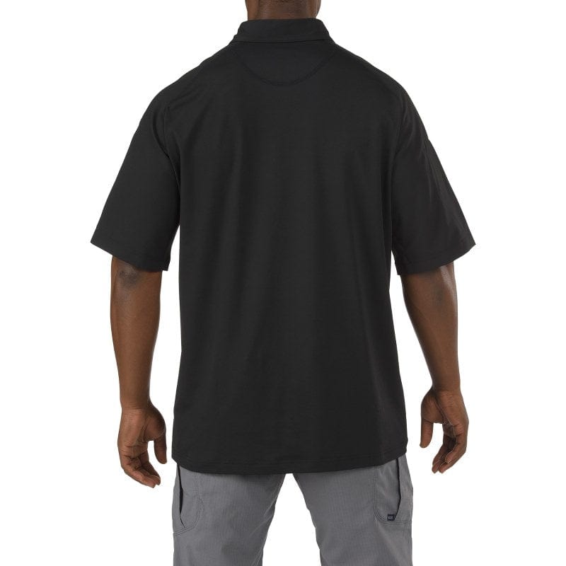 5.11 Rapid Performance Short Sleeve Polo Black Back