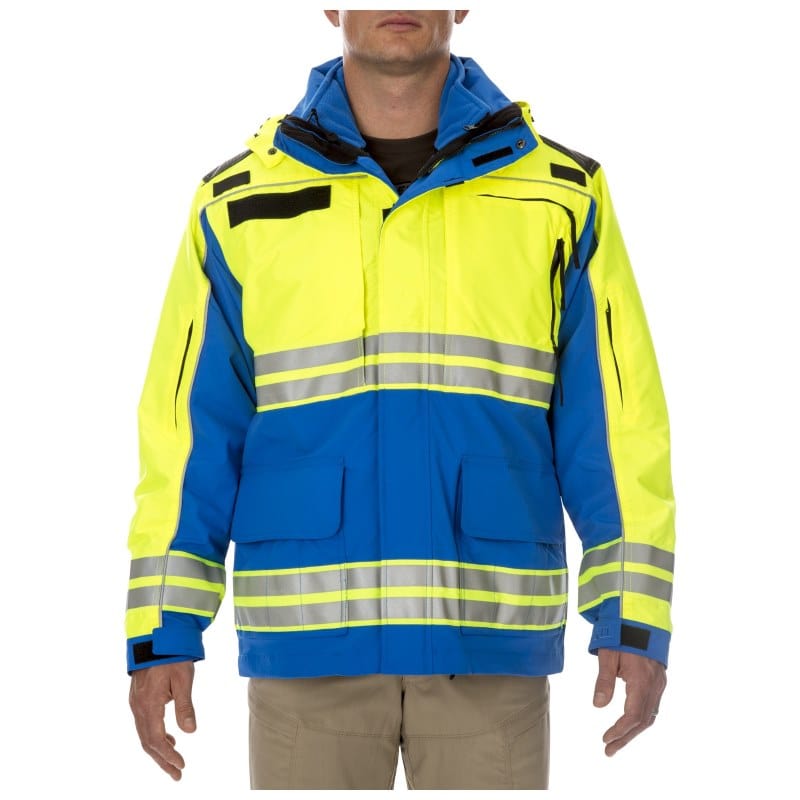 5.11 Responder Hi-Visibility Parka Royal Blue 1