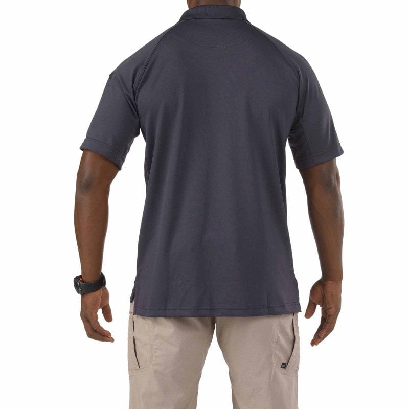 5.11 Performance Short Sleeve Polo Charcoal Back