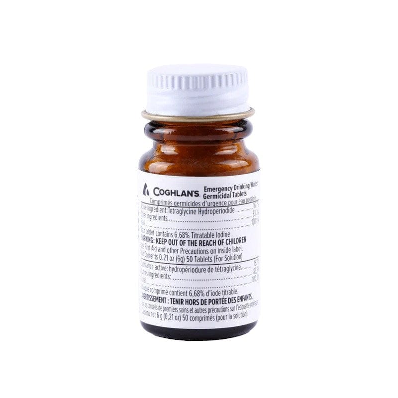 Coghlan's Drinking Water Germicidal Tablets - 50 Pack