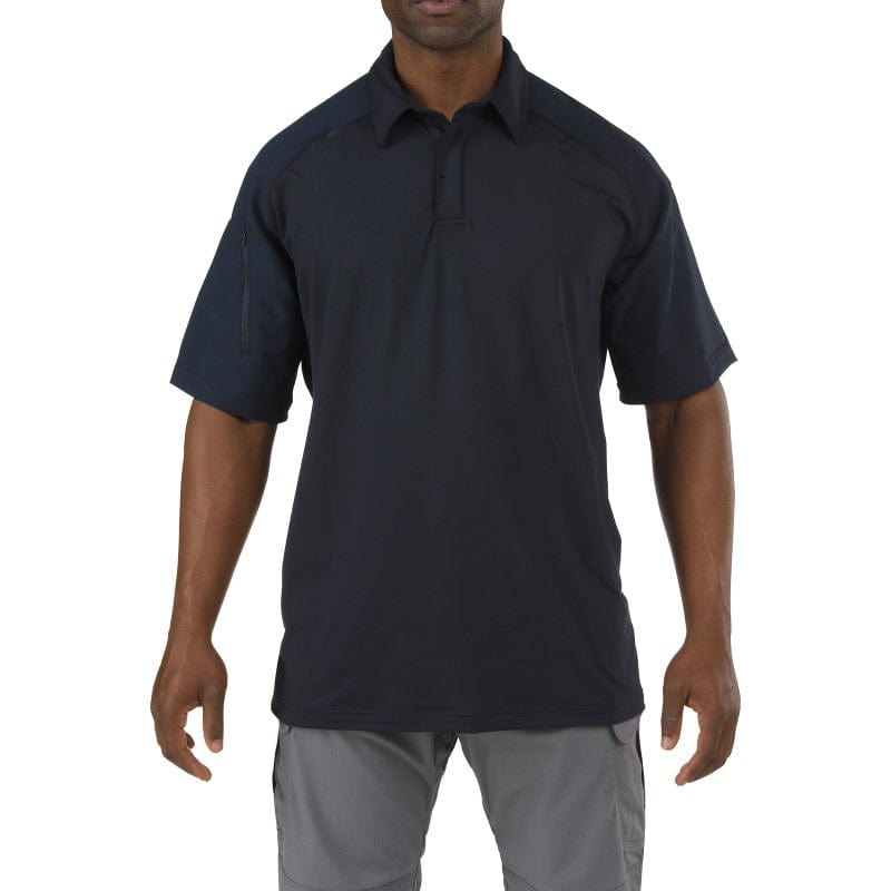 5.11 Rapid Performance Short Sleeve Polo Dark Navy Front