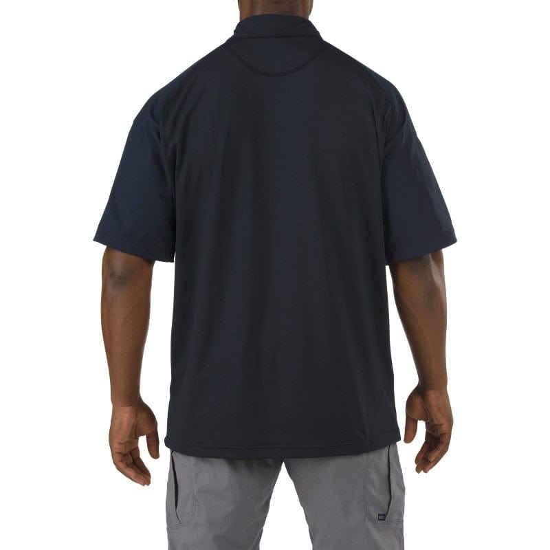5.11 Rapid Performance Short Sleeve Polo Dark Navy Back