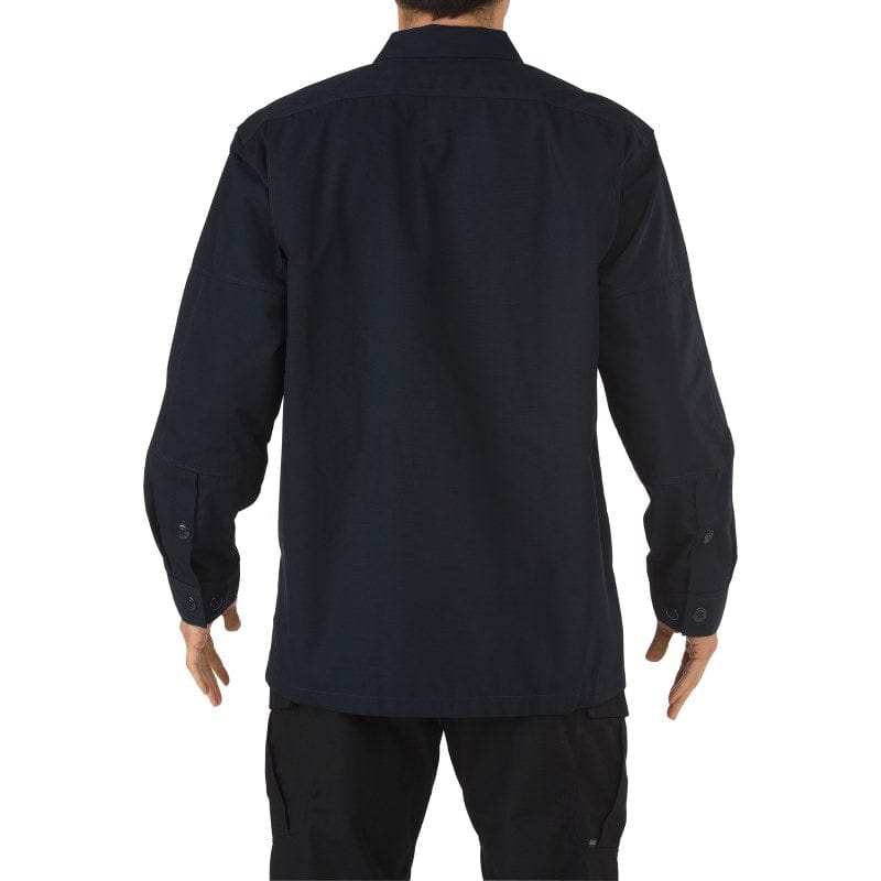5.11 Ripstop TDU Long Sleeve Shirt Dark Navy Back