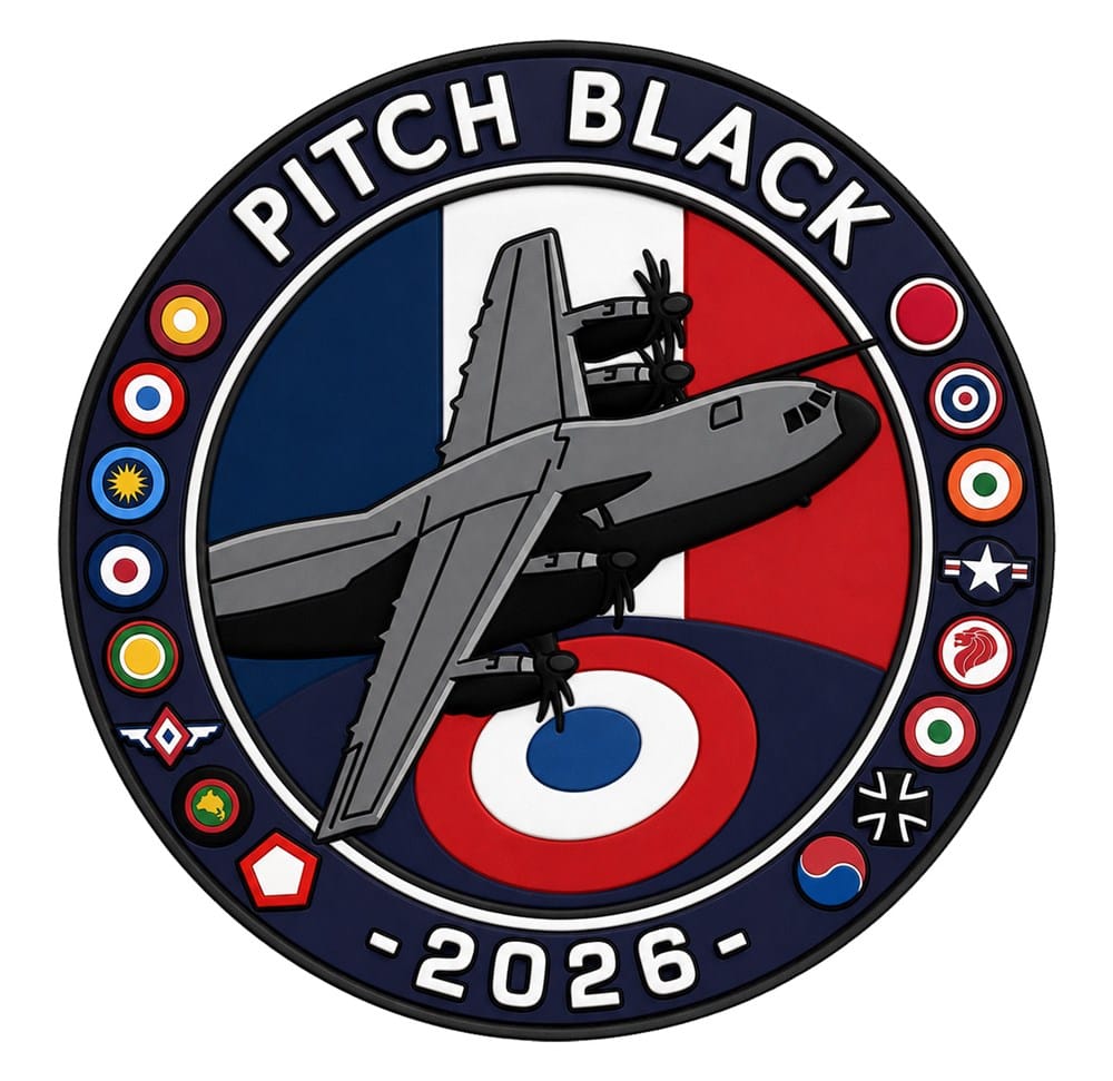 Mach 5 Pitch Black 2026 French Air and Space Force A400M Patch