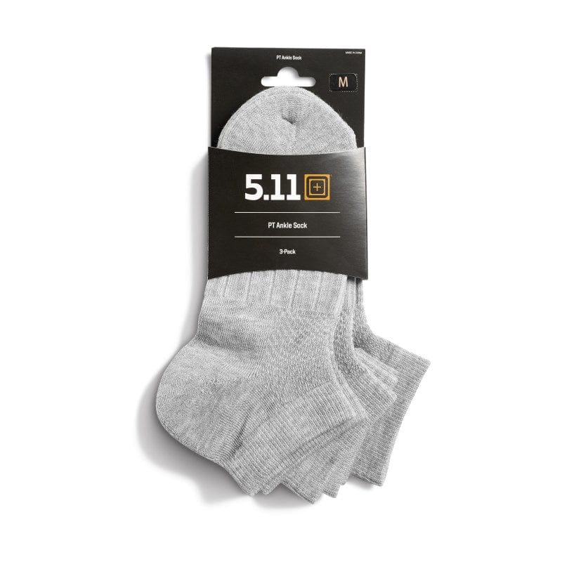 5.11 PT Ankle Socks β 3 Pack - Heather Gray 1