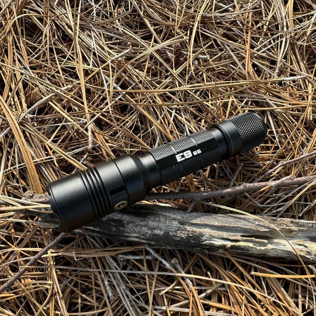 Powertac E9 GEN5 Long Throw - 3,000 Lumen 388 Meter Tactical EDC Flashlight