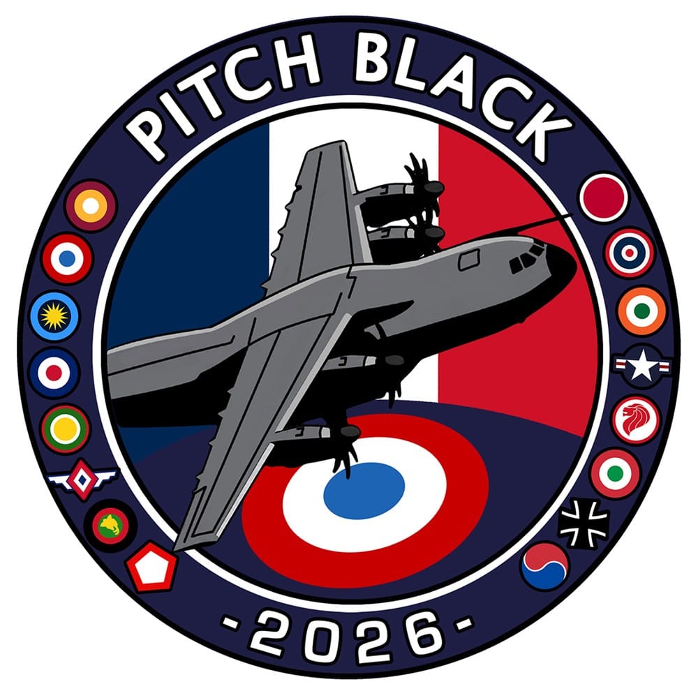 Mach 5 Pitch Black 2026 French Air and Space Force A400M Sticker